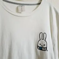CUNE ウサギ プリント Tシャツ ホワイトのサムネイル