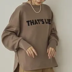 新品 SansSouci ソフトダンボールニット スウェット/mal.