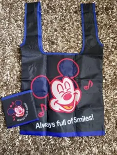 【破れあり】ディズニー　カプセルトイ　ミッキーマウス　エコバッグ