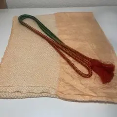 週末特別セール帯揚げ　帯締め　オレンジ系