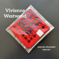 ヴィヴィアンウエストウッド　ハンカチ　赤　オーブ