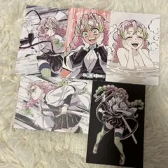 鬼滅の刃　全集中展　刀鍛冶の里編　柱稽古編　幕間画ポストカード　甘露寺蜜璃