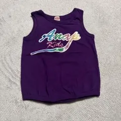 ANAP Kids 紫色 タンクトップ 100cm