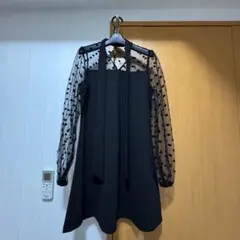 SHEIN ホカンス 黒ワンピース レース
