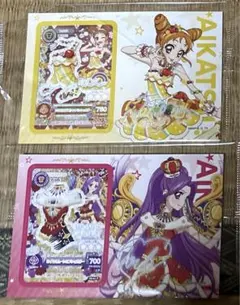 アイカツ セブン　シール付きインデックス 有栖川おとめ　神崎美月