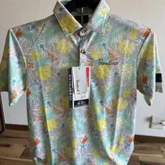 【未使用品】Paradiso ポロシャツ 多色 花柄 Mサイズのサムネイル