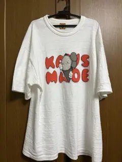 新品レア✨】HUMAN MADE ✖️KAWS Tシャツ M カウズロゴ - メルカリ