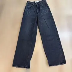 AZUL ダークグレー ストレートデニム S