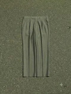 ウールギャバ ？ ワイド スラックス 検 50s 60s ギャバジン ビンテージ
