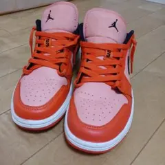 Air Jordan ローカットスニーカー ピンク/オレンジ