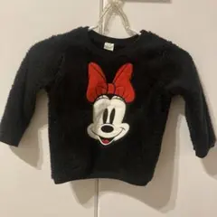 ミニーマウス トレーナー 90cm 黒