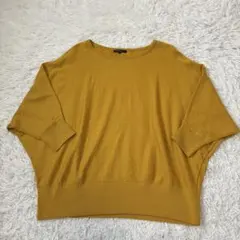 23区　46 ニット　セーター 大きめ　マスタード