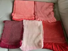 ゆ1967⭐️帯揚げ❤️七五三❤️子供用⭐️まとめ売り❤️5点セット⭐️総絞り⭐️和装小物