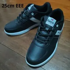 新品25.0cmEEE Kaepaスニーカー KP01425 ブラック