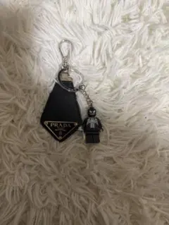 らんくん愛用キーチェーンPRADAサフィアーノ