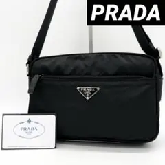 【美品✨】 プラダ ショルダーバッグ 幅23cm カメラバッグ ブラック 黒