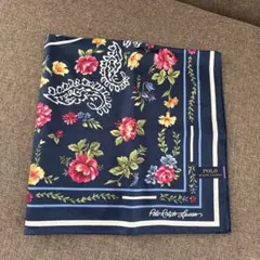 Polo Ralph Lauren ラルフローレン ハンカチ ネイビー 花柄のサムネイル