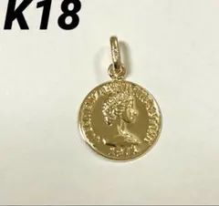 エリザベス女王コインチャーム K18 1粒ダイヤモンド - メルカリ