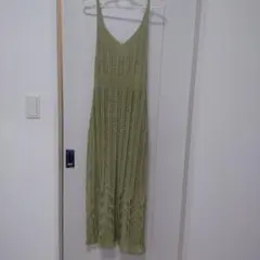 DURAS オリーブグリーン キャミワンピース