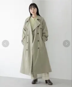 【新品‼️】LOWRYS FARMトレンチコート ロング丈 ダブルブレストのサムネイル