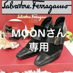 ❤️Ferragamo 23cm/5.5C ショートブーツ 黒