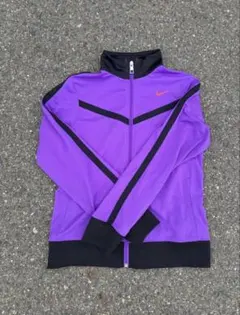 Nike 紫 ジップアップジャージ