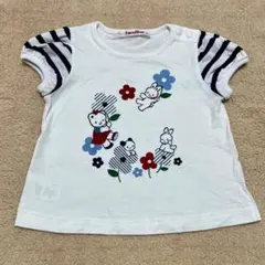 familiar  Tシャツ　ボーダー　半袖　80