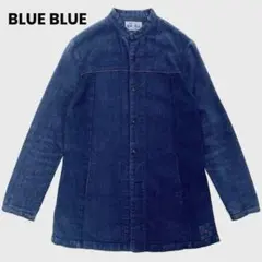 BLUE BLUE 刺し子 ノーカラー ジャケット 1 ブルーブルー インディゴ BLUEBLUE ブルーブルー 刺し子 ジャケット 700073-619 半被