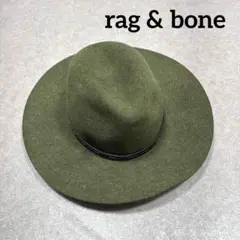 rag & bone 中折れ ウールハット 牛革使用 アメリカ製 Mサイズのサムネイル