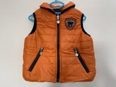 ミキハウス ダブル ビー 中綿リバーシブルベスト