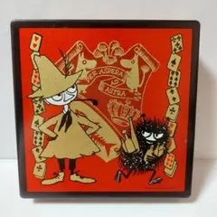 ムーミンMOOMINスナフキンスクエア型デザイン缶のサムネイル
