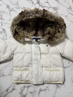 TOMMY HILFIGER ホワイトダウンコート 3-6M