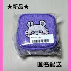 【匿名配送】ちいかわ カラビナ 刺繍スクエアミニポーチ モモンガ