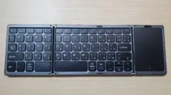 EWIN 折りたたみBluetoothキーボード タッチパッド搭載 日本語配列