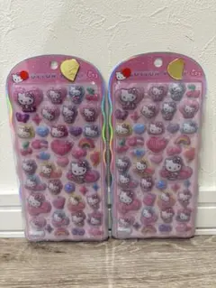 【正規品】コットンパフィーシール サンリオ キティ