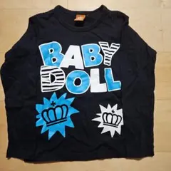 BABY DOLL 黒 長袖カットソー 130サイズ