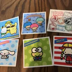 サンリオキャラクター ステッカー 6枚セット