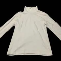 ユニクロ タートルネック 即日発送 オフホワイト Sサイズ ニット