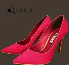 DIANA ダイアナ ピンク ハイヒールパンプス 24cm 箱付き