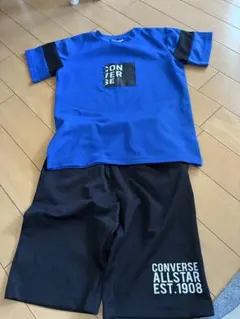 CONVERSE キッズ Tシャツ ハーフパンツ セットアップ 150のサムネイル