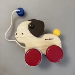familiar ファミリア　木製　犬型　おもちゃ　プルトイ　こいぬのサムネイル