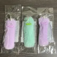 リップモンスター しっぽ キーホルダー 4個セット