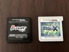 ポケットモンスターX ブラック　ソフト単体2個セット