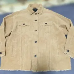 ZARA　オーバーサイズ　コーデュロイジャケット　サイズL