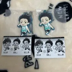 ハイキュー　でふぉラバ！　青葉城西高校キーホルダー　岩泉一2個セット