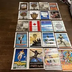 ☆ヒストリー オブ オリンピックポスター 第1回～24回・歴代・額入り
