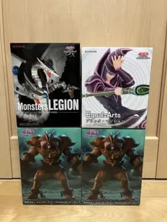 遊戯王 デュエルモンスターズ プライズ フィギュア 4点 まとめ売り