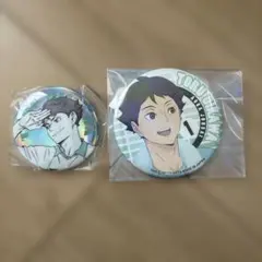 ハイキュー　カラパレ　缶バッジ