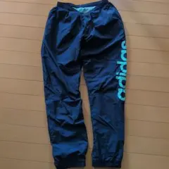 adidas 紺色 ジャージパンツ サイズ160
