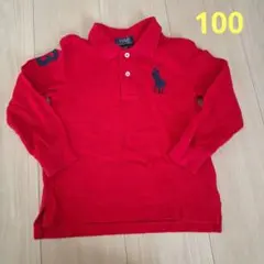 Polo Ralph Lauren 赤 長袖ポロシャツ 3